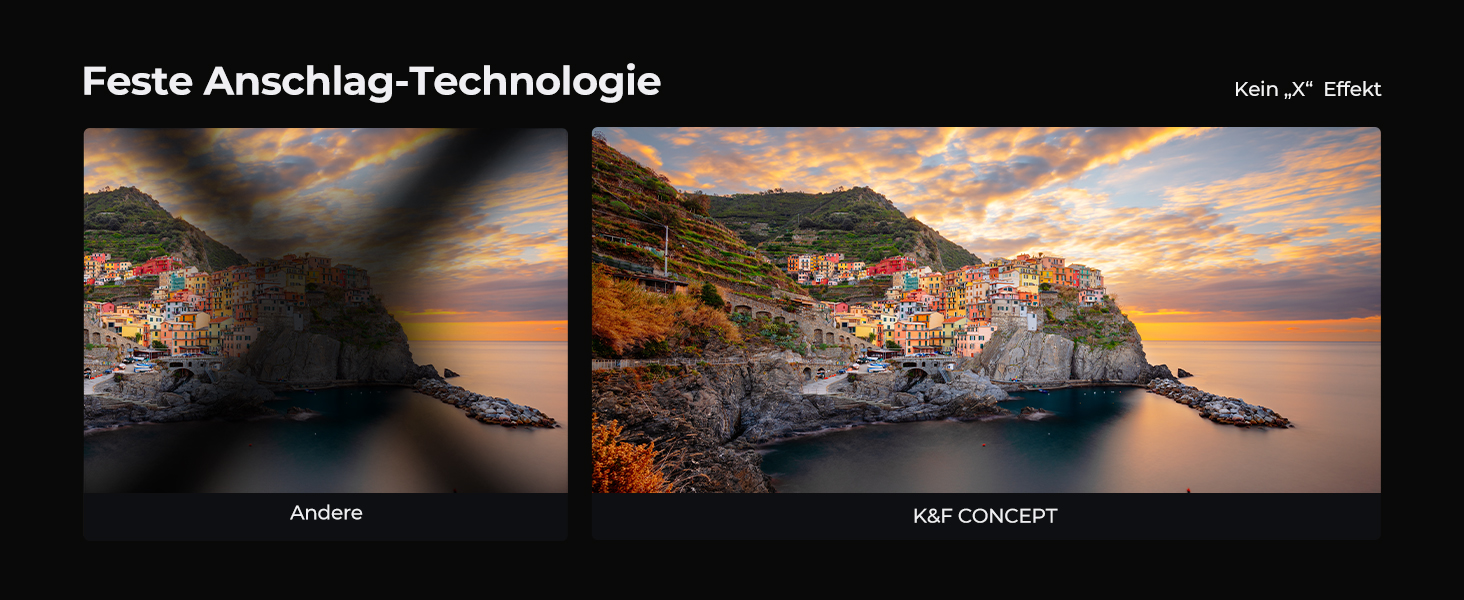 Фільтр ND K&F Concept Variabler 52mm (ND2-32) для фото та відео (Nano-Xcel Series)