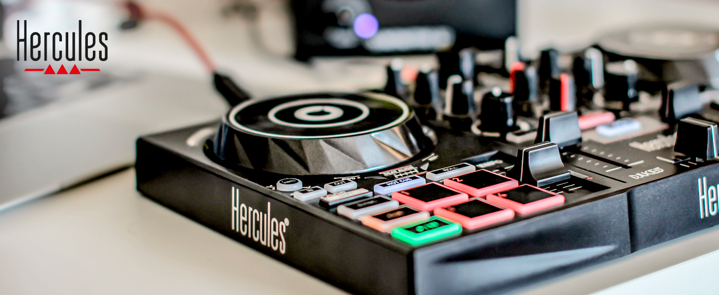 Hercules DJControl Inpulse 200 - контролер DJ з 16 педів та звуковою картою