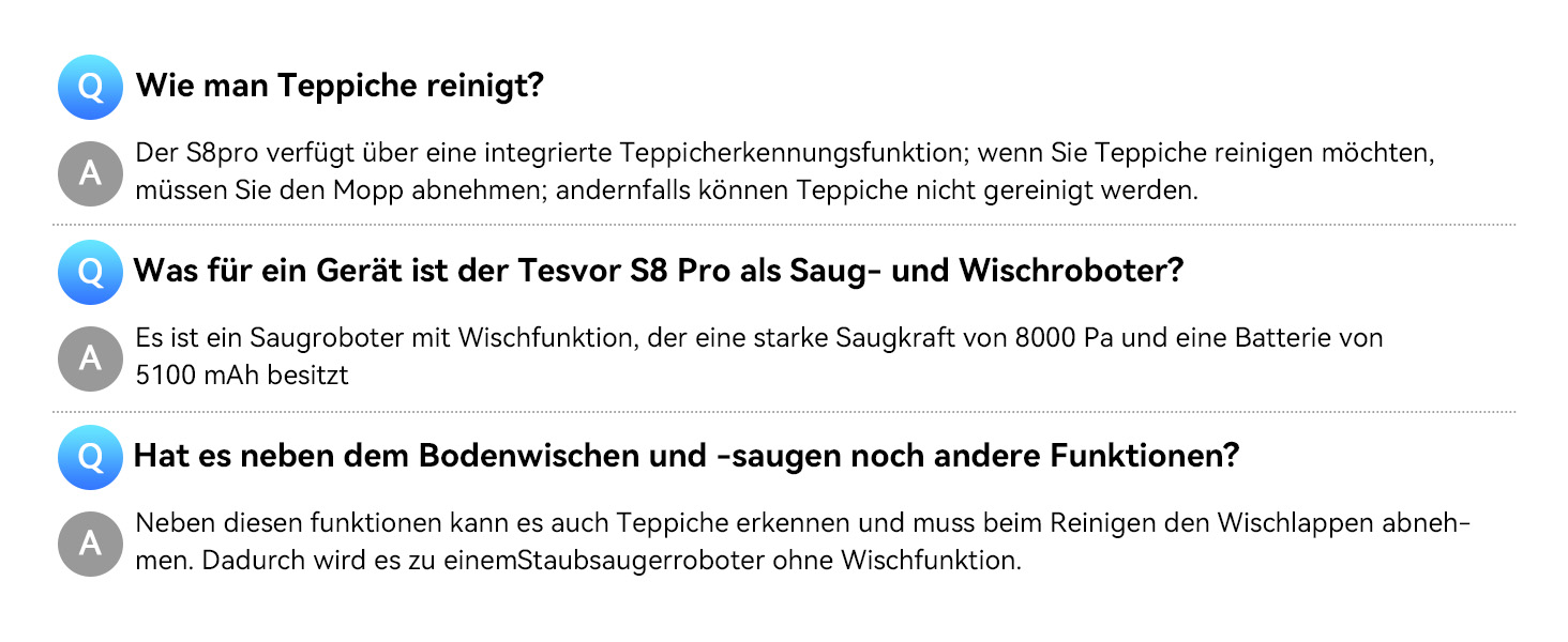 Робот-пилосос Tesvor S8 Pro з функцією миття - 8000Pa, LiDAR-навігація, 240 хв роботи, керування через додаток/Alexa, для прибирання шерсті тварин, килимів та твердих підлог