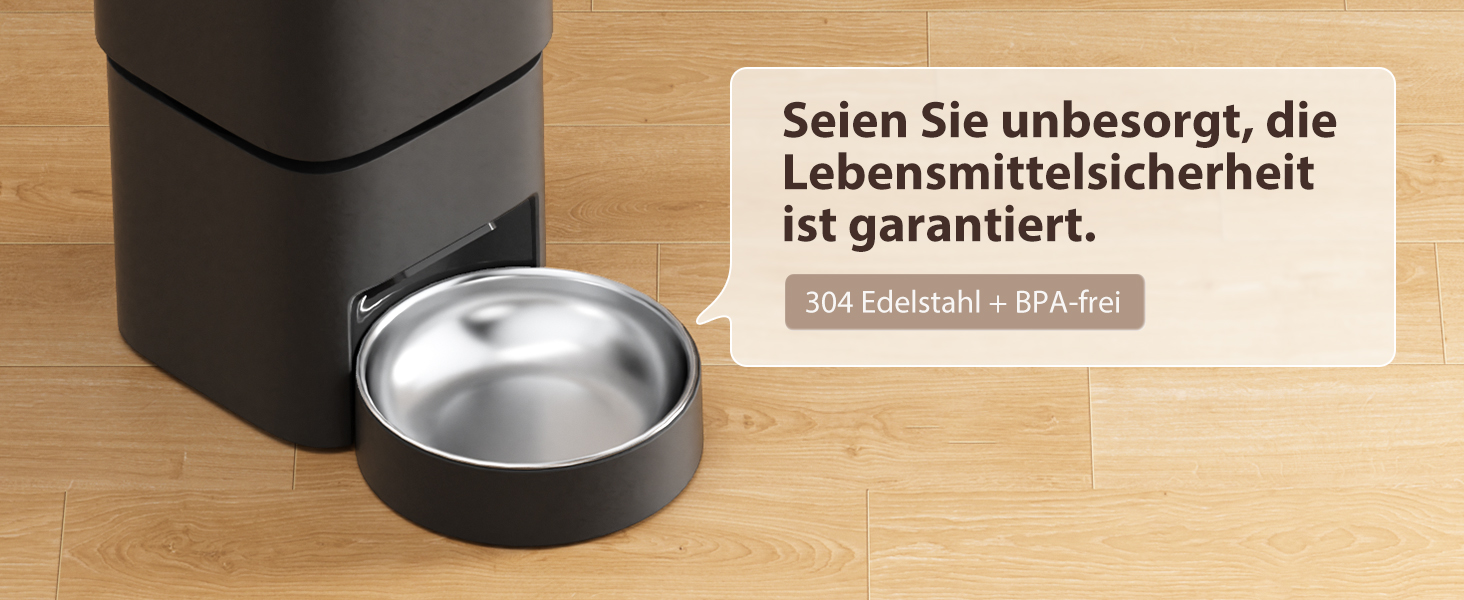 Автоматичний годівниця для котів та собак з Wi-Fi, 5L, керування через додаток, 1-10 прийомів їжі на день