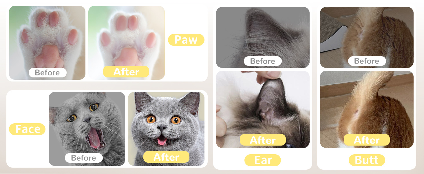 Триммер для собак Pfoten Trim Pro: тиха машинка для догляду за лапами, вухами та обличчям з LED-підсвічуванням, Type-C, чорний