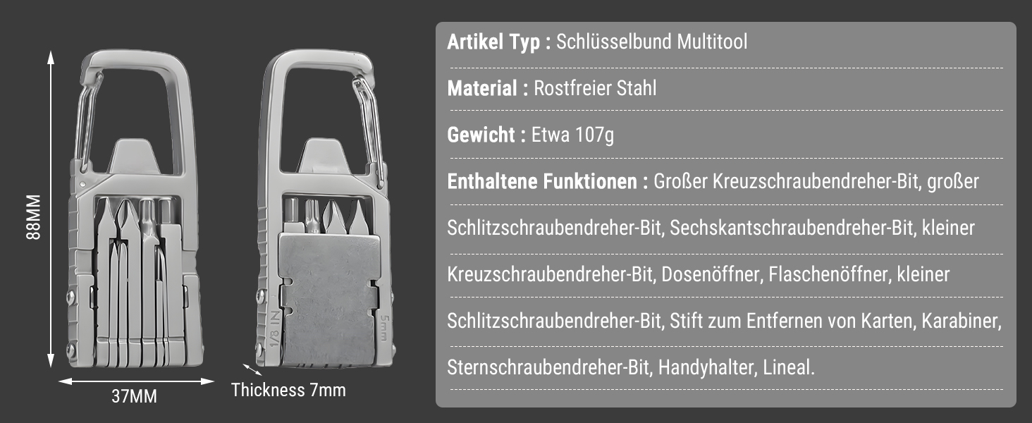 Мультитул 12-в-1 Klein Tools: мультиінструмент, мультифункціональний ніж, мультитул для виживання, ключ-брелок, подарунок для чоловіків
