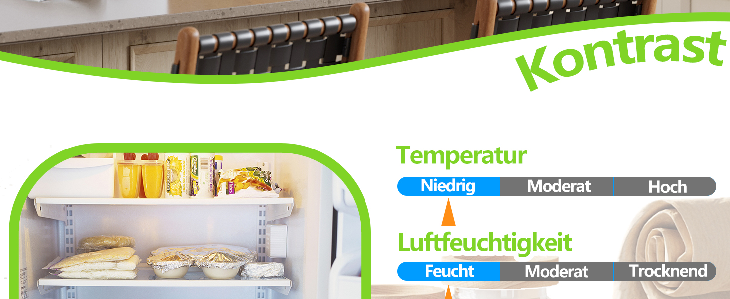 AMBIRD Бак для хліба з бамбука 20л - велика місткість з прозорими акриловими дверцятами - двошарове зберігання з вентиляцією та боковими ручками - зберігає хліб свіжим та організовує кухонний простір (CBBNA001EUAM13)