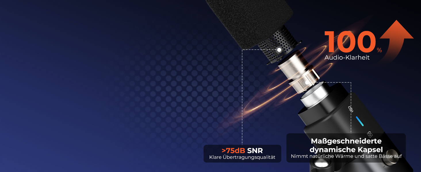 Динамічний мікрофон NearStream USB/XLR для ПК, геймінгу та стрімінгу з регулюванням гучності, кнопкою Mute, ізоляцією голосу, сумісний з MAC, PS4, PS5, мікшером (AM10X/AM15X)