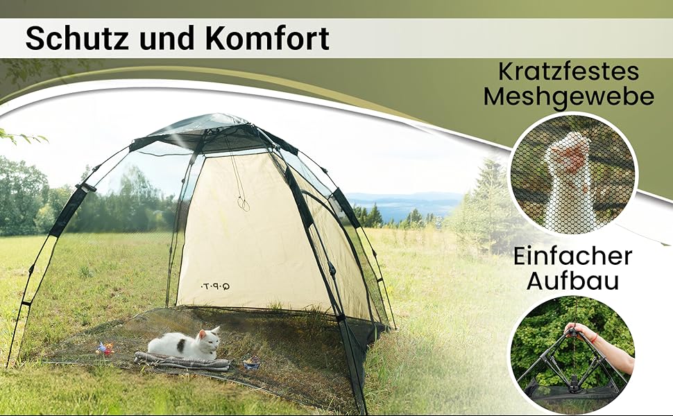 Клітка-забіг для цуценят та котів Outdoor, клітка-забіг XXL для собак та котів, розбірний захист від сонця, Pop-up система