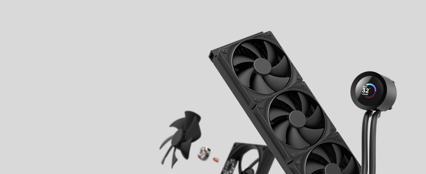 NZXT Kraken Z240 - Рідинна система охолодження CPU з LCD-дисплеєм, чорний