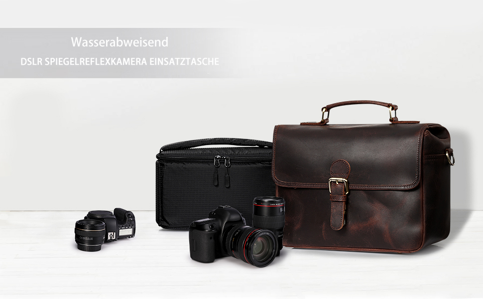 Сумка для камери S-ZONE: захищений чохол для DSLR, SLR, TLR, з відділеннями для об'єктивів та аксесуарів