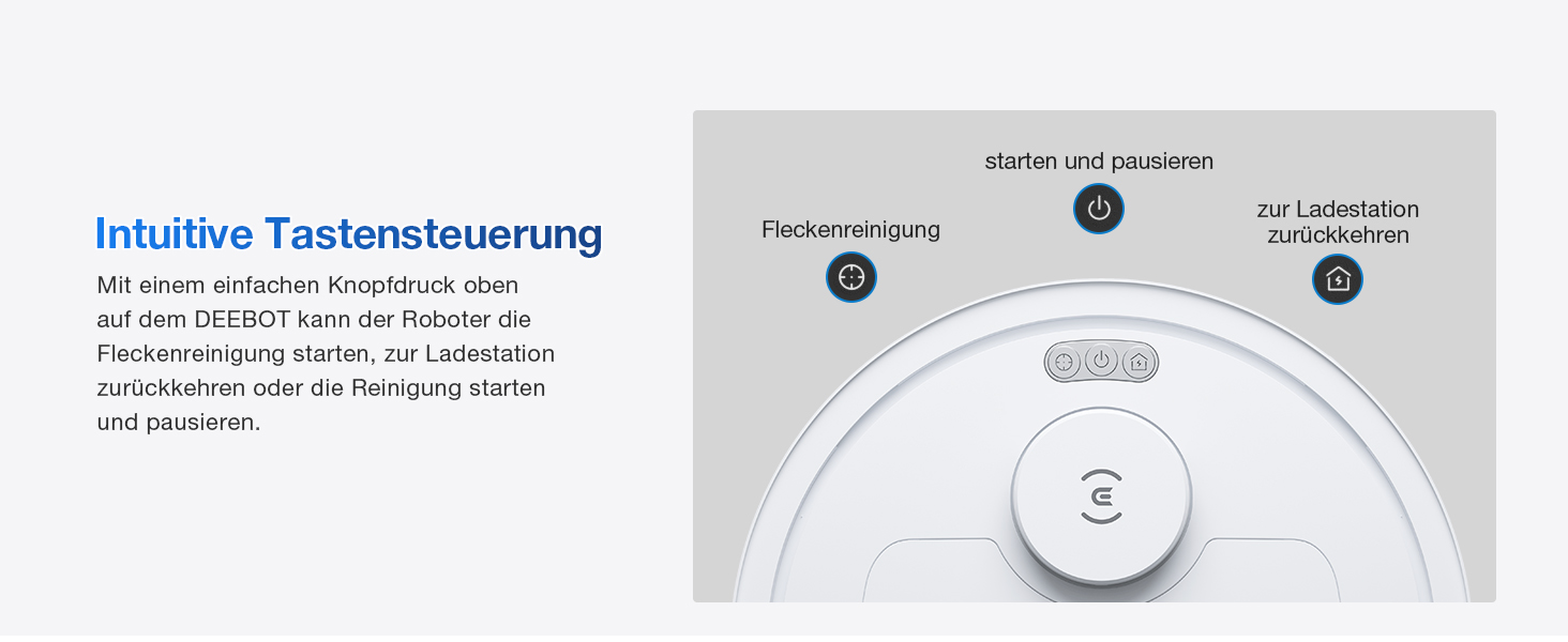 Робот-пилосос ECOVACS DEEBOT T30S PRO з функцією миття, 11000 Па, технологія ZeroTangle, миття гарячою водою 70°C, TruEdge™ для миття країв, акумулятор 6400mAh, AI-уникнення перешкод (T30C OMNI Gen2 W)