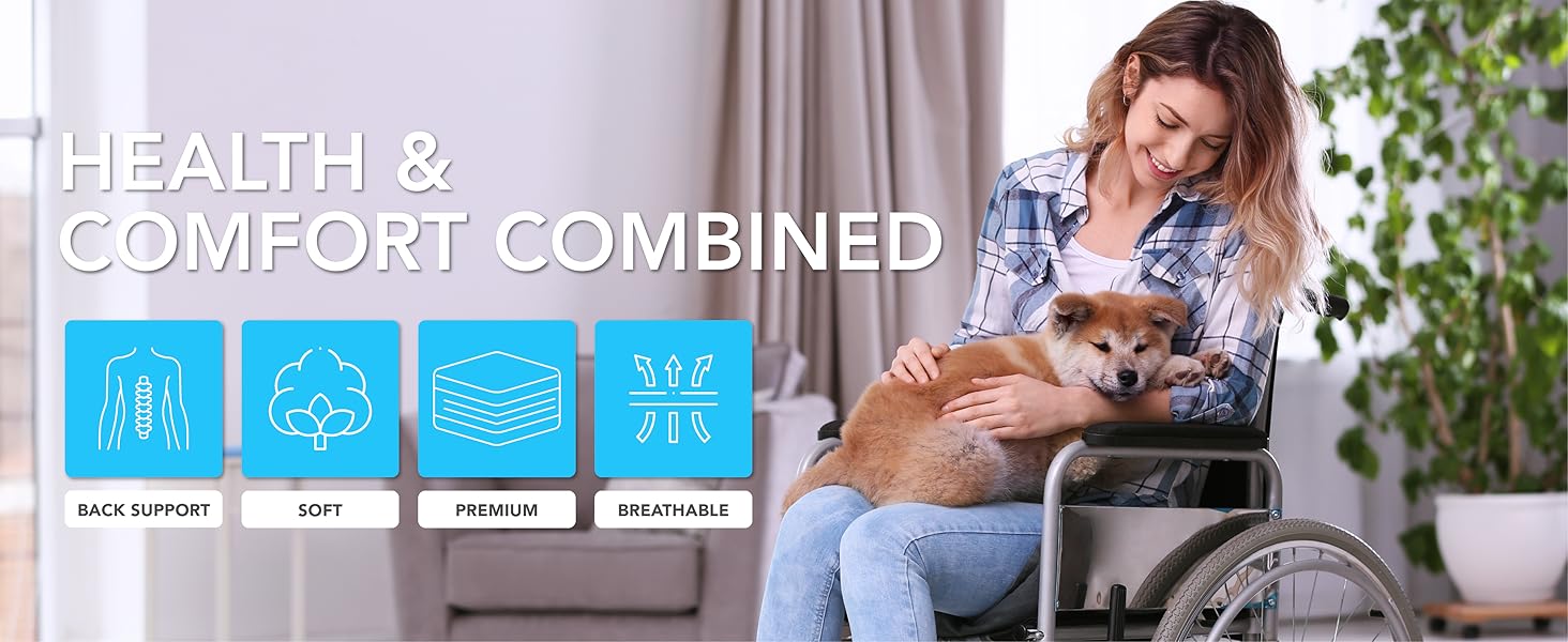 Подушка для сидіння в авто з Memory Foam: Комфорт, підтримка спини, для лікування ішіасу та болю в куприку. Підходить для авто, вантажівки, офісу, інвалідного візка. Шкіра та сітка 4D (Чорний & Сірий)