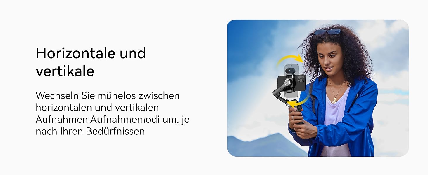 Стабілізатор для смартфона AOCHUAN з 3 осями, RGB-підсвічуванням, трекінгом обличчя та регулюванням фокусу. Підходить для iPhone/Android. Ідеально для зйомки Vlog (Smart XE AI)