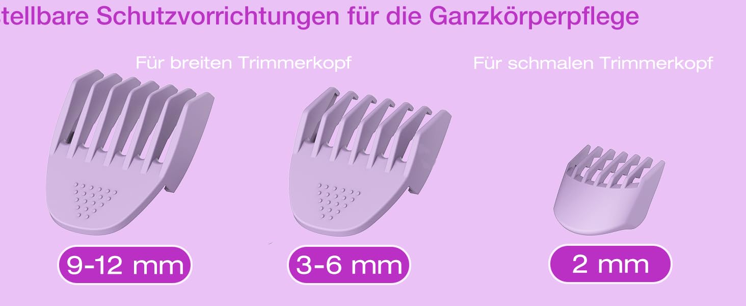 Електричний тример для інтимної зони для жінок, вологостійкий, акумуляторний (червоний)