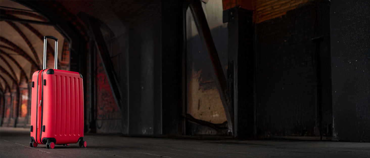 Чемодан великий хардлайнер 77 см, TSA, 130 л, розширення об'єму, темно-синій