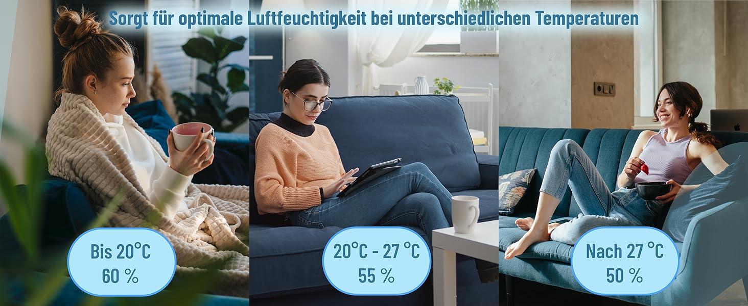 Noaton® DF 4212 - Електричний осушувач повітря 13,2 л/добу, для квартири та підвалу, з таймером та захистом від переливу