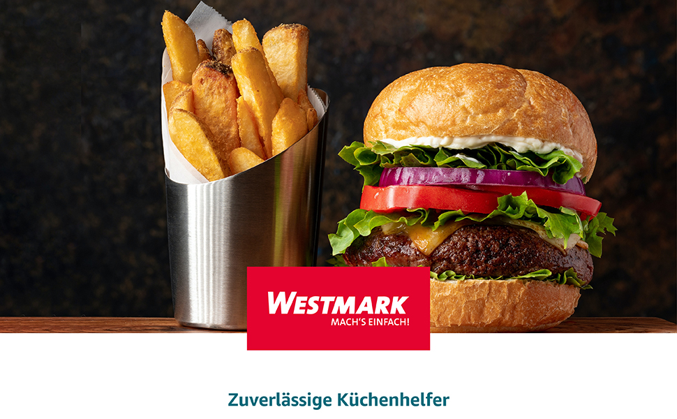 Прес для бургерів Westmark VARIO PLUS – прес для формування котлет, регульований розмір, ABS, Ø 11 см