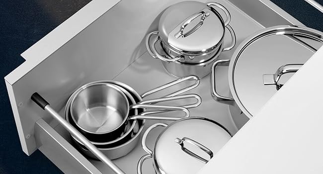 Міні-пароварка WMF з металевою кришкою, 16 см, 1,5 л, з полірованої нержавіючої сталі Cromargan, для індукції, стійка до подряпин, паровий каструля для овочів, ідеальна для маленьких порцій чи однієї особи, можна штабелювати