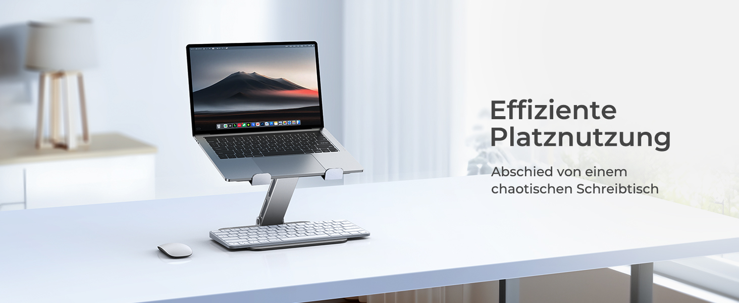 Регульований підставка для ноутбука: ергономічна, складна, з алюмінію, для MacBook Pro, HP (10–16