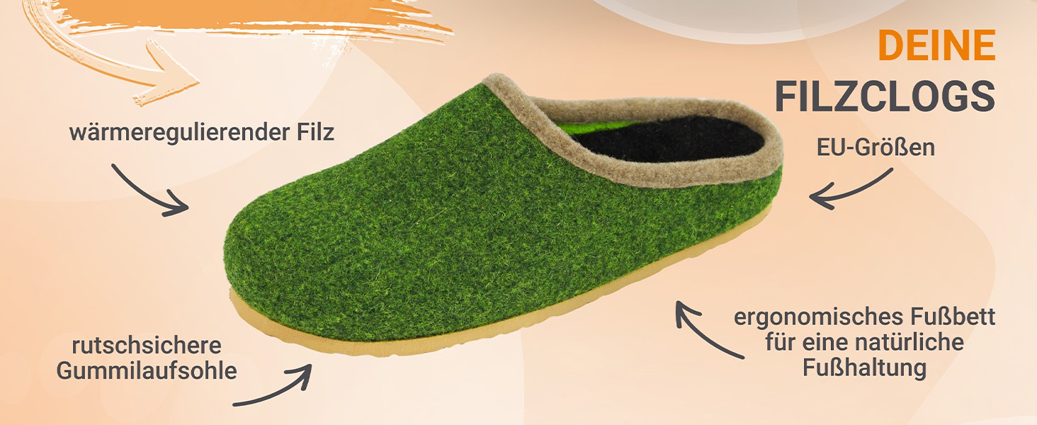 Фетрові домашні тапочки Pantoffelmann: стильні, теплі, дихаючі (36-48)