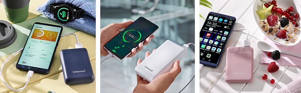 Powerbank Intenso Powerbank XS 5000mAh чорний – зовнішній акумулятор для смартфона, планшета, MP3-плеєра, цифрової камери