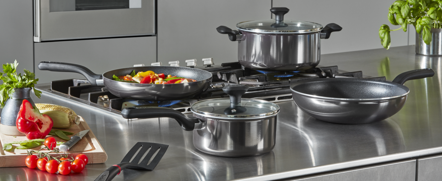 Сковорода Tefal Resist 20 см з антипригарним покриттям та індикатором нагріву
