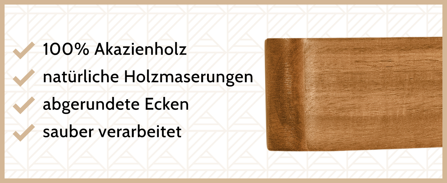 KÖKSMAGI® Magnetic Knife Strip OSKAR (40 cm) - magnetic wooden knife strip with an extremely strong magnet for heavy knives - self-adhesive (3M adhesive tape) & with drilling accessories