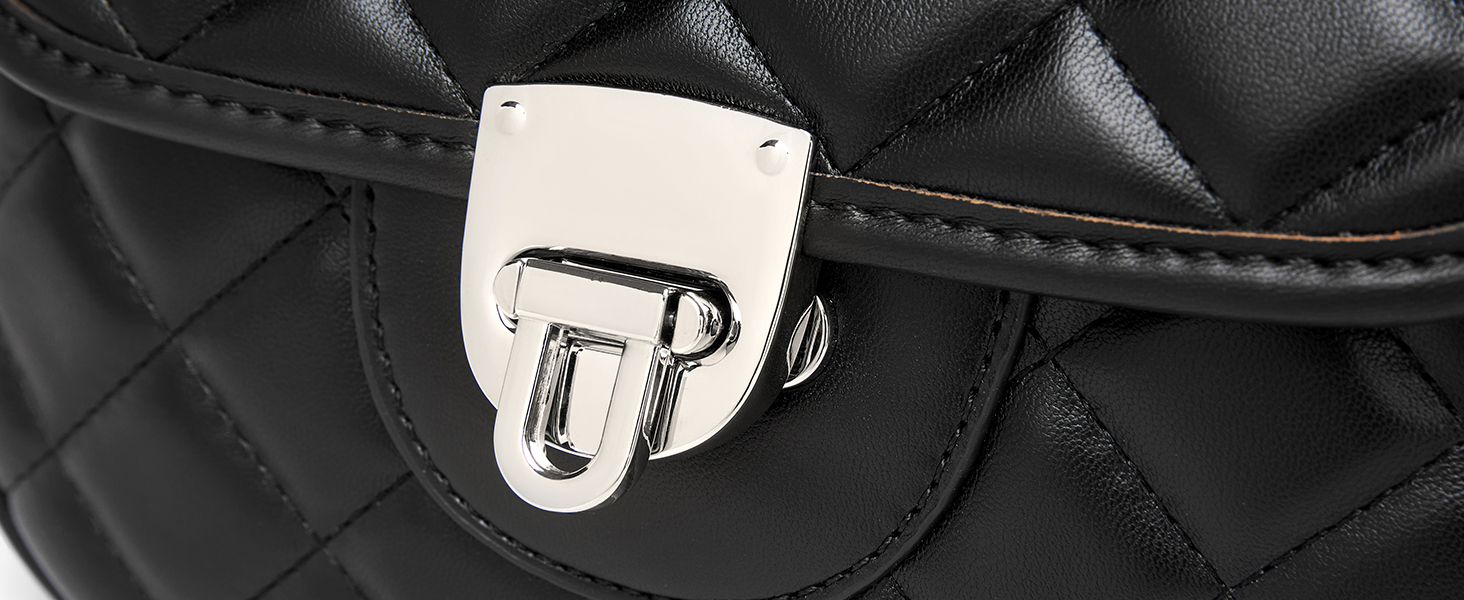 Сумка жіноча Miss Lulu середнього розміру: шкіряна сумка-тоут, крос-боді, вінтажний стиль, чорна (4-1)