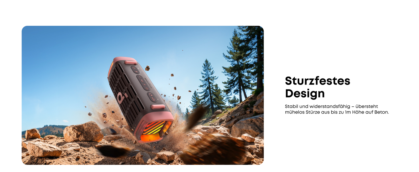 Портативна Bluetooth колонка Soundcore Boom 3i Anker: Водонепроникна (IP68), 50W, BassUp 2.0, до 16 годин, з підсвіткою та TWS, зелений
