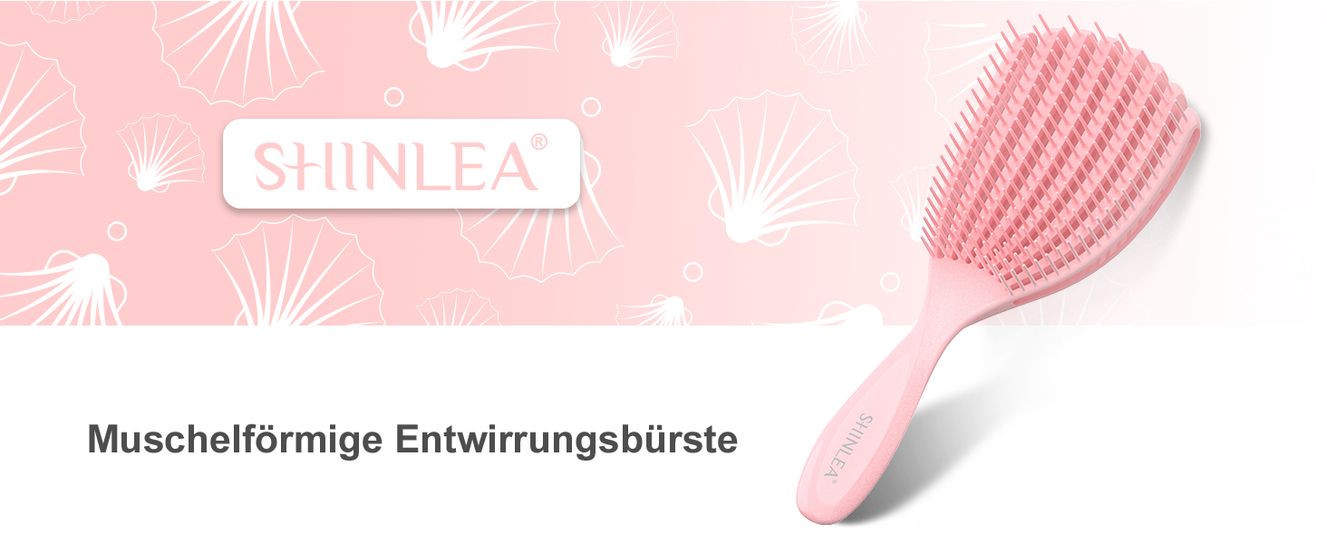 Щітка для кучерявого волосся: розплутування, розгладження, для мокрого та сухого волосся, зменшення пошкоджень, для жінок, чоловіків, дітей (Рожевий/Блакитний)