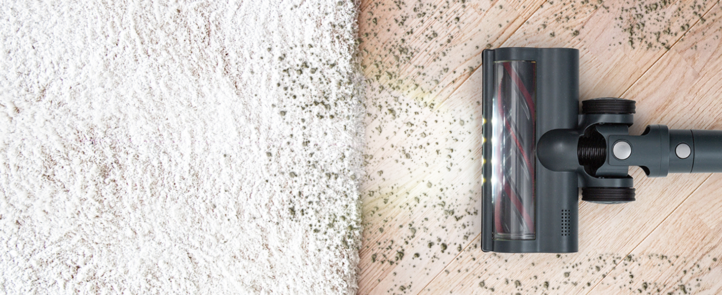 Бездротовий акумуляторний пилосос Klarstein без мішка з 4-ступеневим фільтром E12 EPA, для шерсті тварин, килима та твердих підлог, вертикальний пилосос без мішка з насадкою для підлоги 180° (сірий)