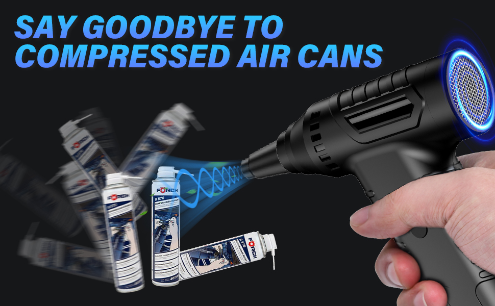 Електричний пилодув AK-01 з акумулятором 4000mAh: для чищення ноутбука, клавіатури, авто та офісної техніки