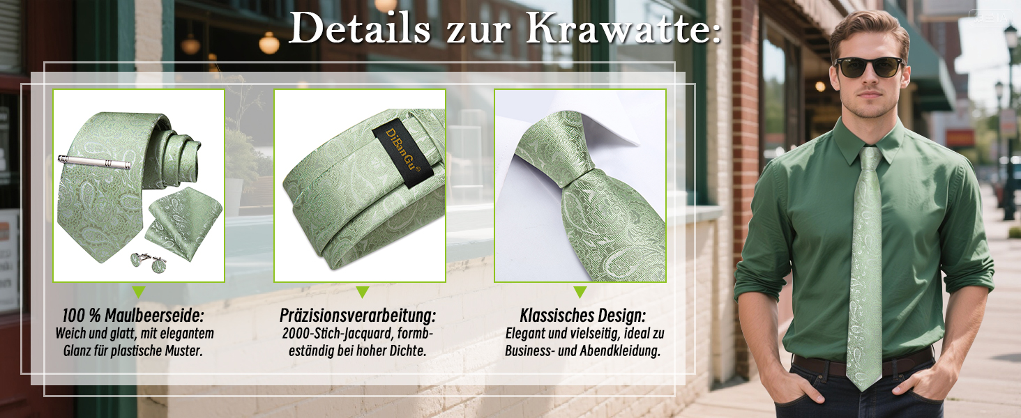 Чоловіча краватка з візерунком пейслі, шовкова краватка, нагрудна хустинка, запонки, краватки-кліпса для весілля та випускного, темно-синій