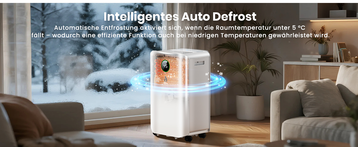 Електричний осушувач повітря 20л/день з цифровим дисплеєм, таймером та підключенням до каналізації. Для квартири, підвалу, вітальні.