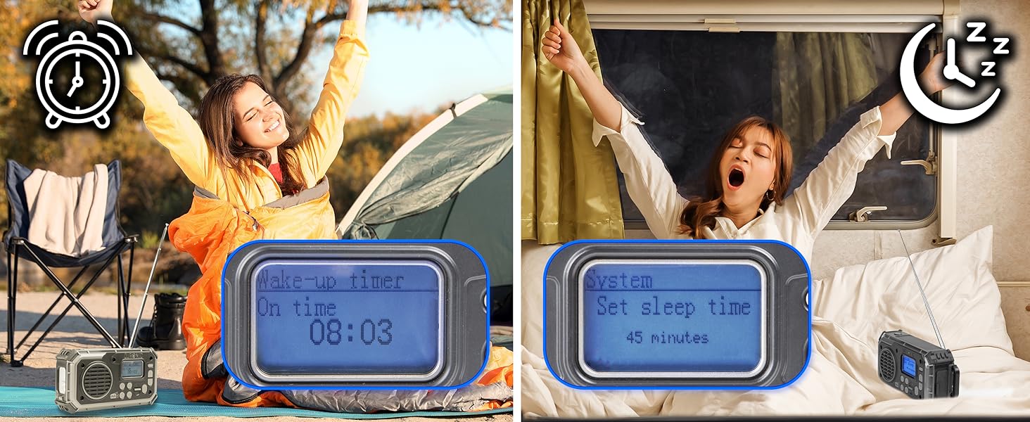 Портативне радіо Duronic SDAB1 на сонячній енергії з ручкою, DAB FM, LED-ліхтар, Powerbank 2000mAh, Bluetooth Speaker