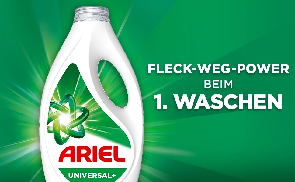 Рідкий універсальний пральний засіб Ariel Universal+, 5 л, на 111 прань