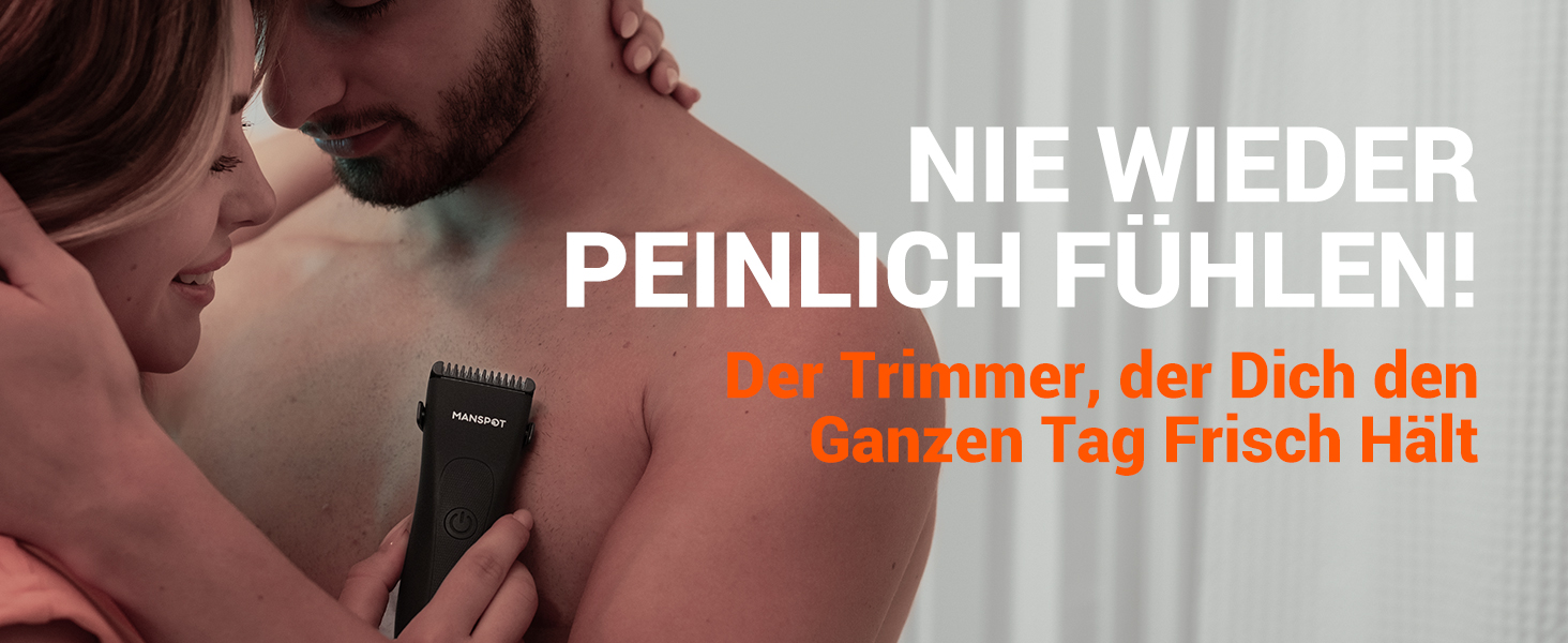 Триммер для тіла MANSPOT: чоловічий, вологостійкий, для інтимної зони, для тіла, для ніг, грудей, пахв, USB-C, для сухого та мокрого гоління