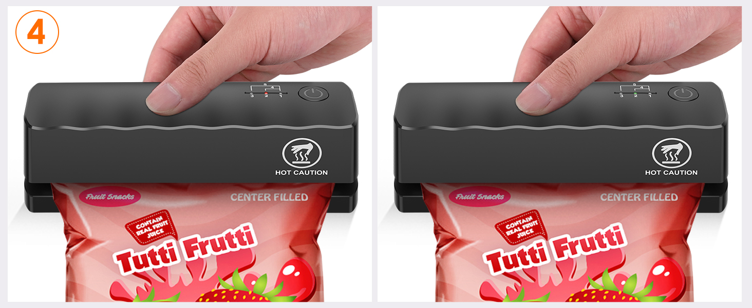 Портативний фольгозварювач Rawhui Mini з 5 режимами - для пакування чіпсів та снеків