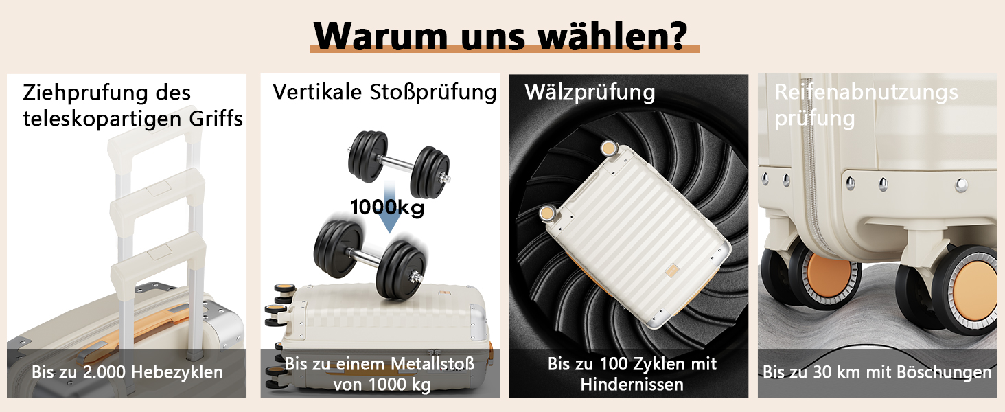 Набір валіз Joyway 3 шт. з жорстким корпусом, легкий PP, рожеве золото, з TSA замком та 4 колесами (20'+24'+28')