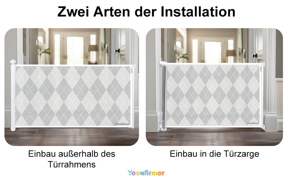 Захисний бар'єр для дитячих воріт, розтяжний, 0-140 см. Захист від падіння для дітей, котів та собак. Підходить для сходів, дверей, внутрішнього та зовнішнього використання. Розміри: 86x140 см