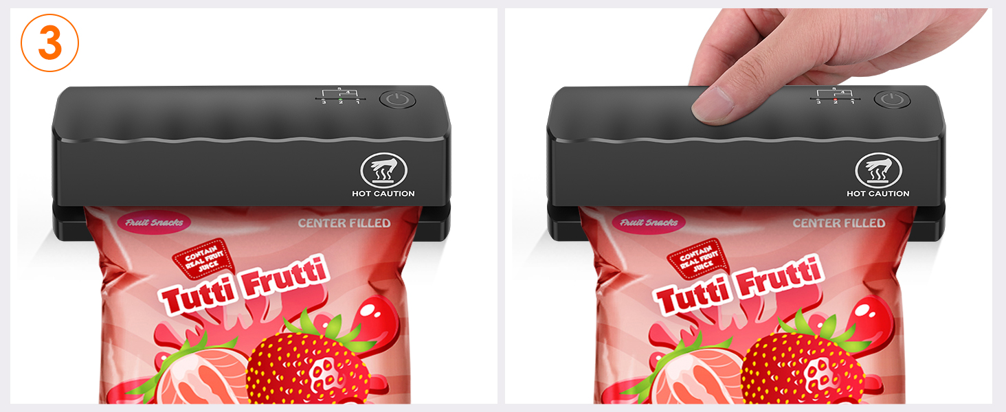 Портативний фольгозварювач Rawhui Mini з 5 режимами - для пакування чіпсів та снеків