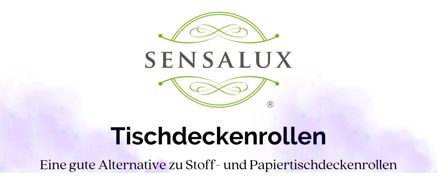 Скатертина Sensalux у рулоні 1,18×25 м, водонепроникна, неткана, сертифікат Oeko-TEX 100, біла