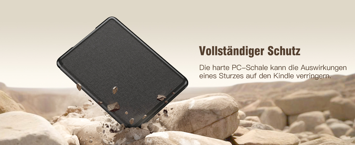 Чохол MoKo для Kindle Paperwhite 12-го покоління (2024) та Kindle Colorsoft Signature Edition (2024), зелений, з авто-ввімкненням/вимиканням та зручною петлею для руки