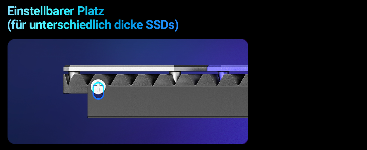 Радіатор охолодження для SSD M.2 JEYI, мідні ребра з алюмінієвою рамкою, пасивне охолодження, Finscold – 1.7 мм (Dazzcold006)