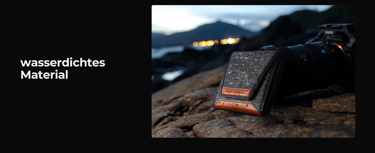 Набір фільтрів K&F Concept 62mm: UV, CPL, ND4 (Nano-Klear)