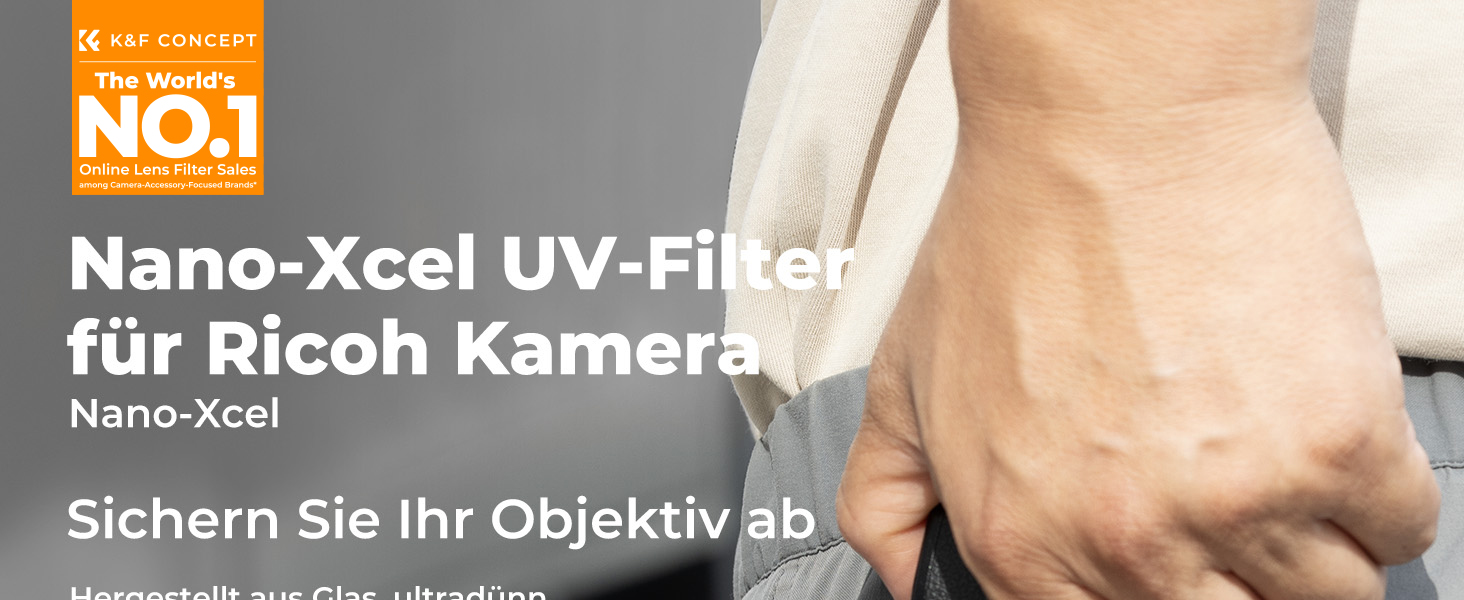 Фільтр UV K&F Concept для Ricoh GR II/III/IV/IIIx/IIIx HDF - захист об'єктива