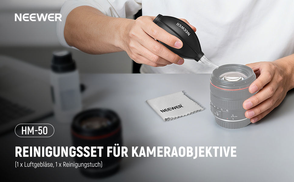 Набір для чищення оптики NEEWER 12-в-1: для камер, смартфонів, сенсорів (HM-50)