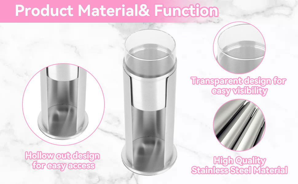 Спондисер для ватних дисків з кришкою, тримач для ватних паличок, контейнер для вати, органайзер для косметики з нержавіючої сталі