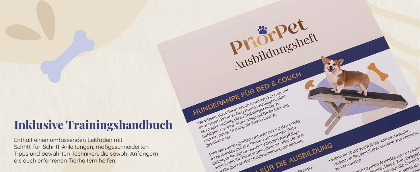 Рампа для собак Hunderampe: регульована, 18-53 см, для ліжка/дивану, з антиковзким покриттям, з натурального дерева (бірча)
