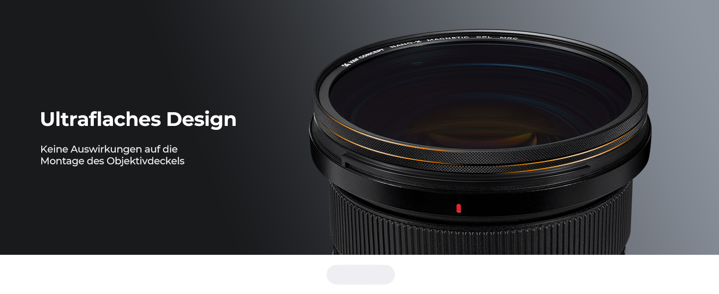 CPL фільтр K&F Concept 77mm: кругла поляризаційна фільтр з магнітним кріпленням, HD скло з Nano-Xcel покриттям