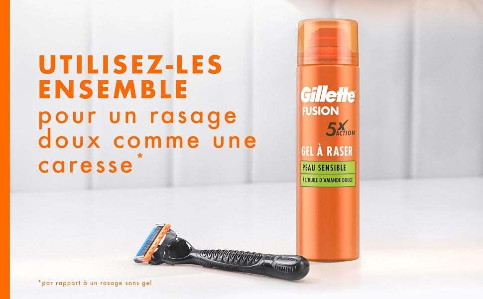 Бритва Gillette Fusion 5 Power для чоловіків, металева, чорна (станок + запасні касети)