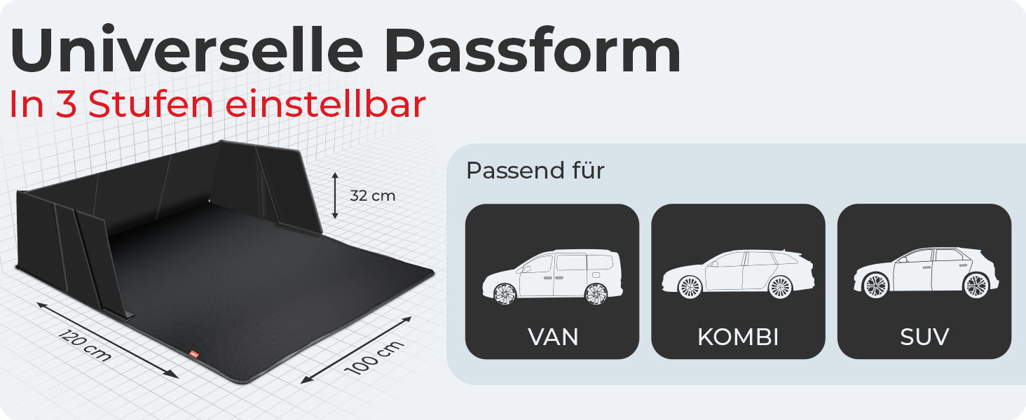 Захист для багажника автомобіля Achilles з боковинами та захистом краю, килимок у багажник, захист для собак, універсальний