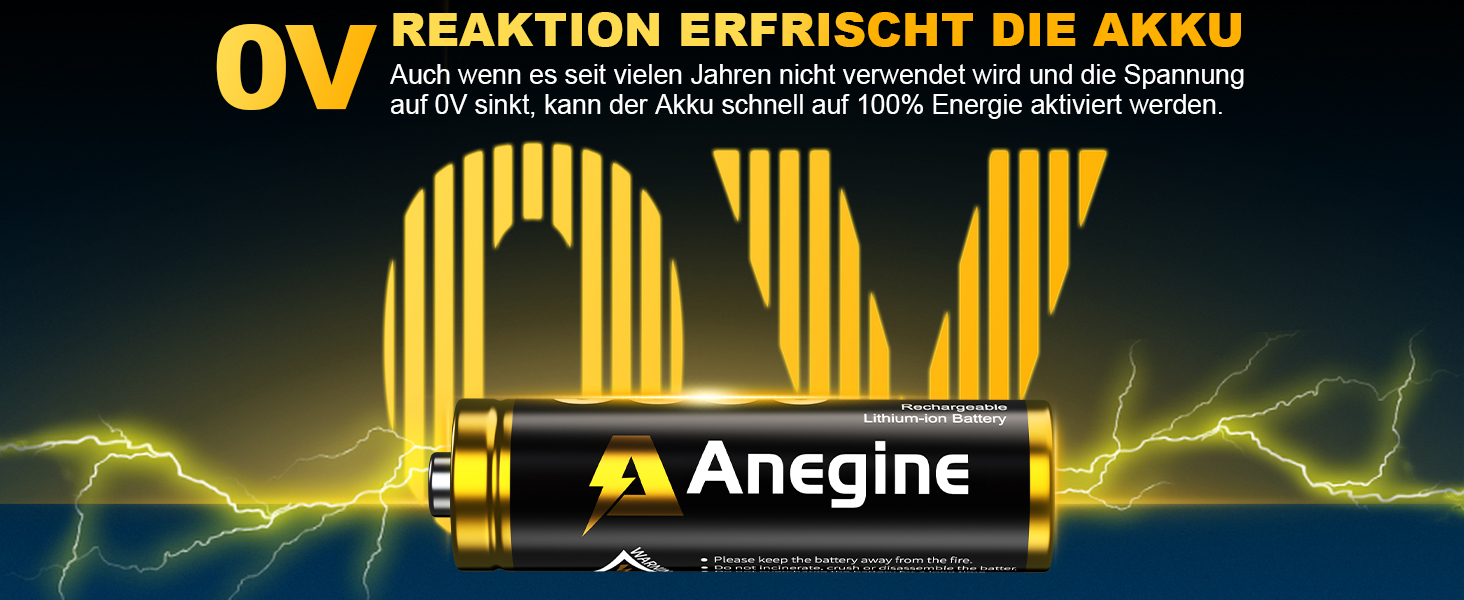 Акумулятори AA Lithium 3600mWh 1.5V з зарядним пристроєм (8 шт.) - до 2000 циклів